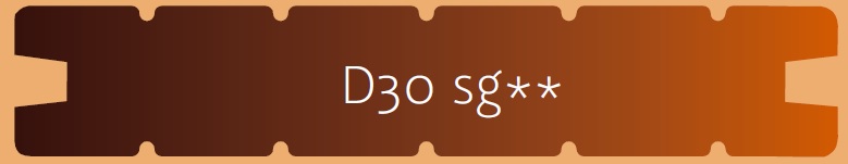 termo sosna  dwustronnie ryflowana