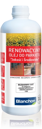 BLANCHON RENOWACYJNY OLEJ DO PODŁ&Oacute;G OLEJOWANYCH JAKOŚĆ I ŚRODOWISKO