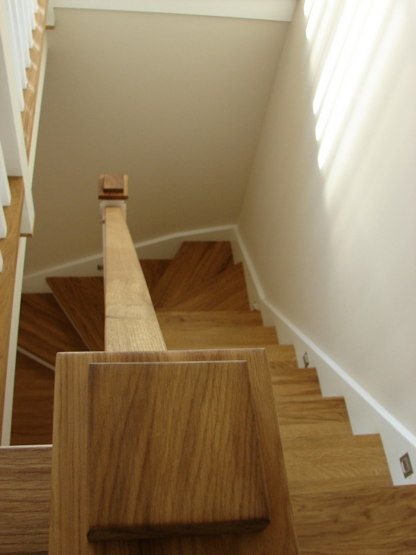 LIPINY okolice BIŁGORAJA - schody dąb olej bezbarwny