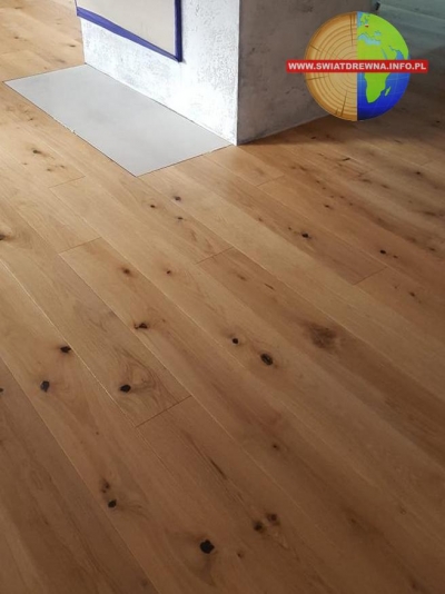ZAMOŚĆ - DĄB LUXURY - DESKA SZCZOTKOWANA OLEJOWOSK CZTEROSTRONNA FAZA