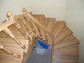 CHEŁM- schody dąb naturalny