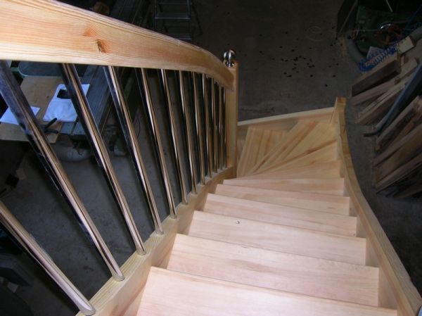 CHEŁM- schody jesion rustical