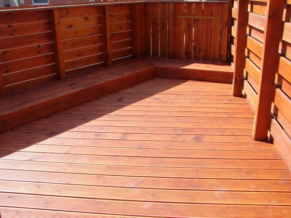 ZAMOŚĆ - TARAS NA BALKONIE ŚWIERK SKANDYNAWSKI KOLOR TEAK