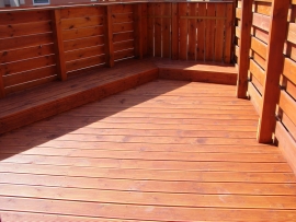 ZAMOŚĆ - TARAS NA BALKONIE ŚWIERK SKANDYNAWSKI KOLOR TEAK