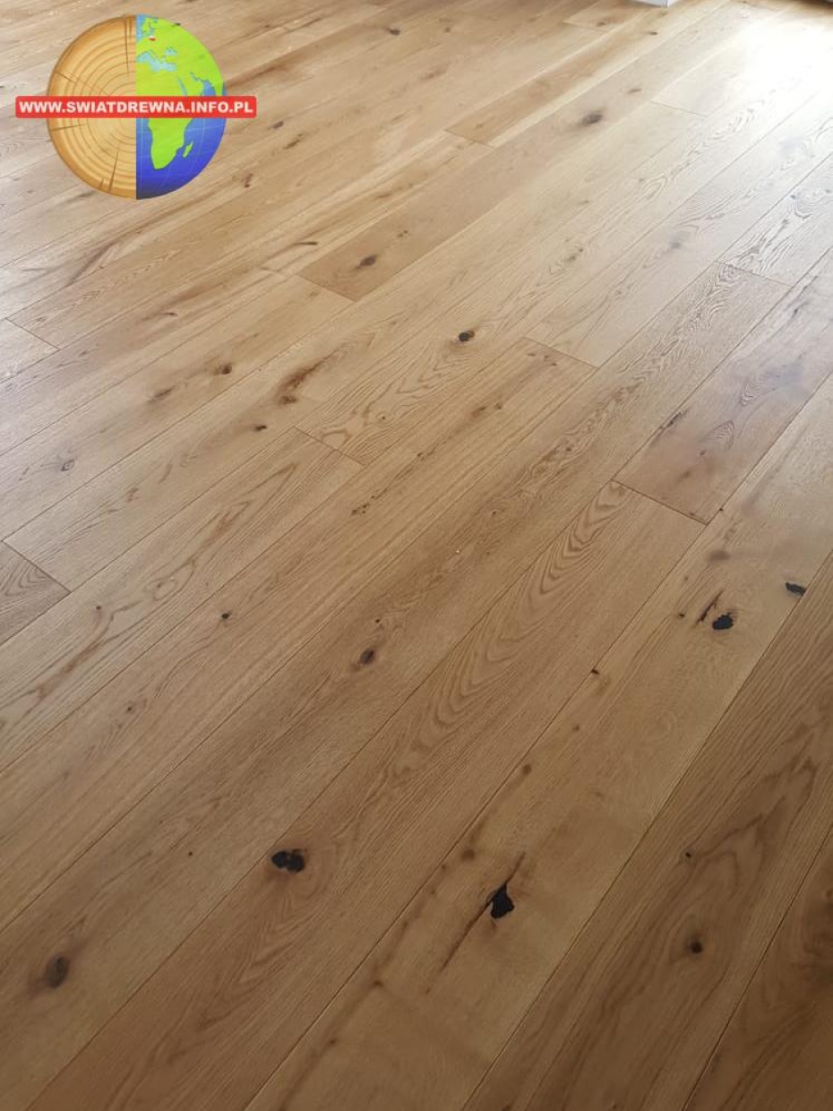 ZAMOŚĆ - DĄB LUXURY - DESKA SZCZOTKOWANA OLEJOWOSK CZTEROSTRONNA FAZA