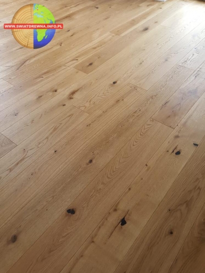 ZAMOŚĆ - DĄB LUXURY - DESKA SZCZOTKOWANA OLEJOWOSK CZTEROSTRONNA FAZA