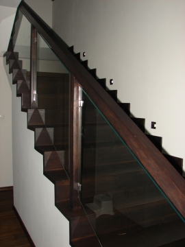 WARSZAWA- schody dąb kolor wenge