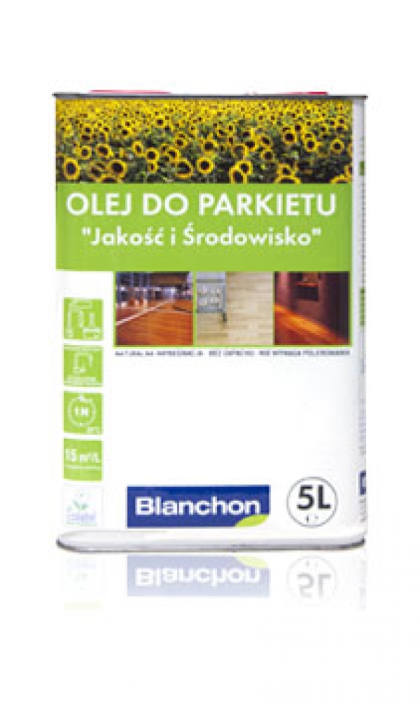 OLEJ DO PODŁ&Oacute;G DREWNIANYCH BLANCHON FAZA WODNA "JAKOŚĆ I ŚRODOWISKO"