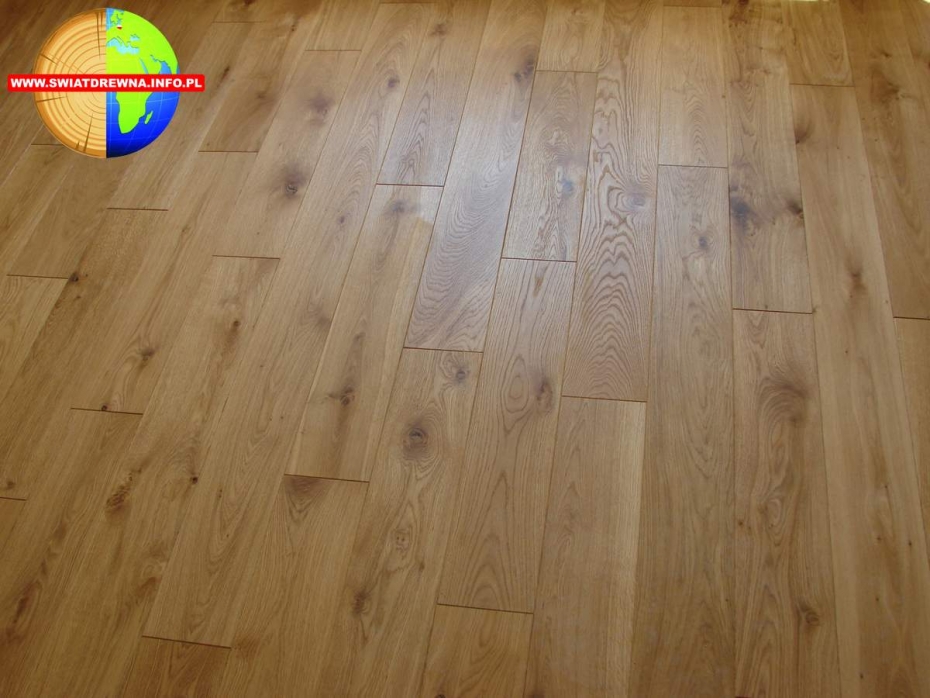 ZAMOŚĆ - DĄB RUSTIC - DESKA SZCZOTKOWANA OLEJOWOSK CZTEROSTRONNA FAZA