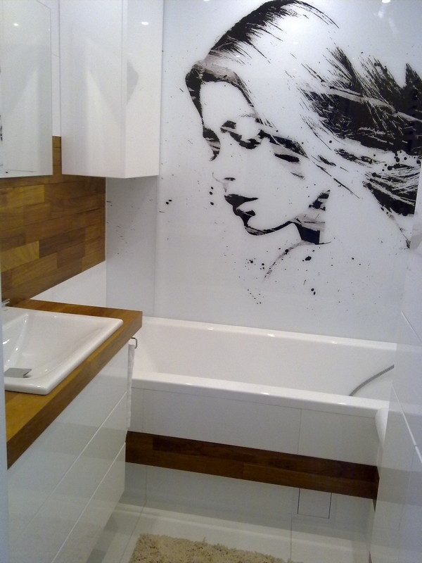 ZAMOŚĆ- parkiet teak lakierowany łazienka+WC